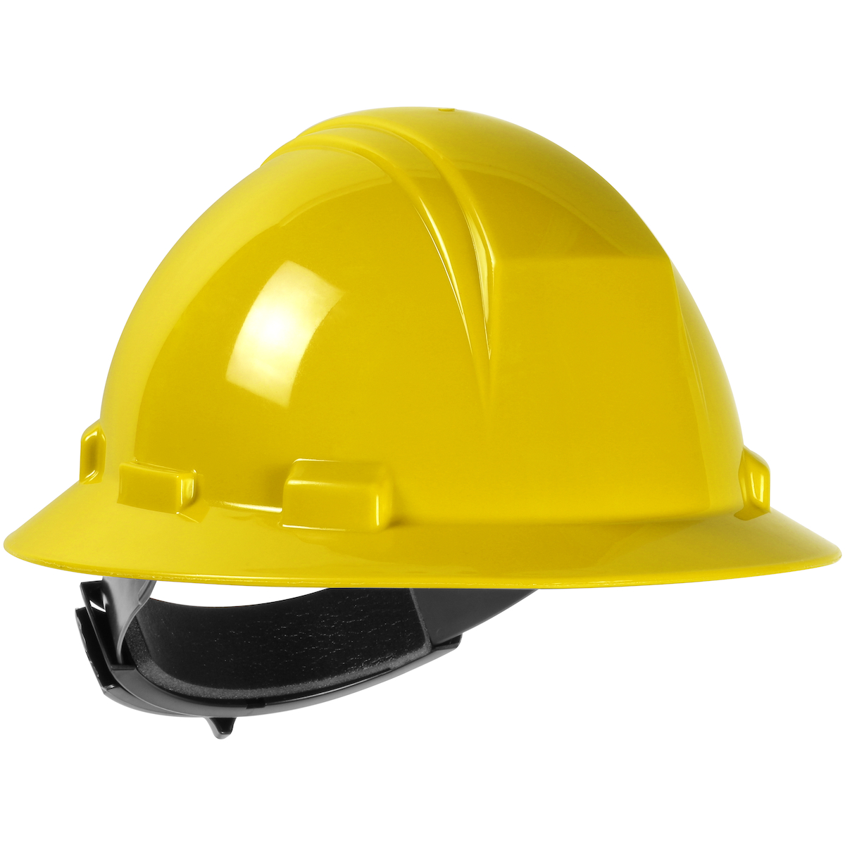 FULL BRIM HARD HAT TYPE 2 CLASS E - YELLOW